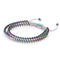 Dreifaltigkeit | Einhorn Silber x Weiß | Dreireihiges Armband